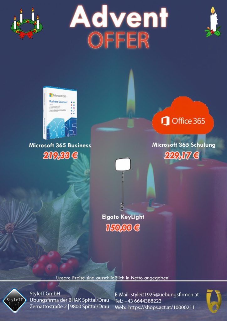 Advent Offer
